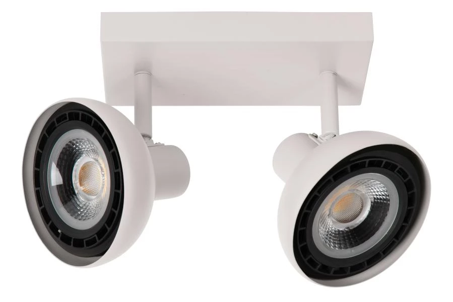 Lucide SENSAS - Spot plafond - 2xGU10 (ES111) - Blanc - éteint